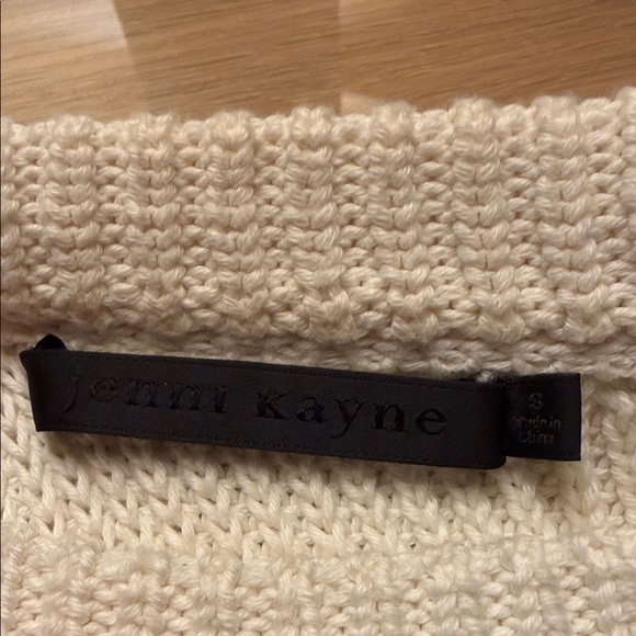 Jenni Kayne Ivory Knit Crew Neck Sweater - Picture 2 of 4